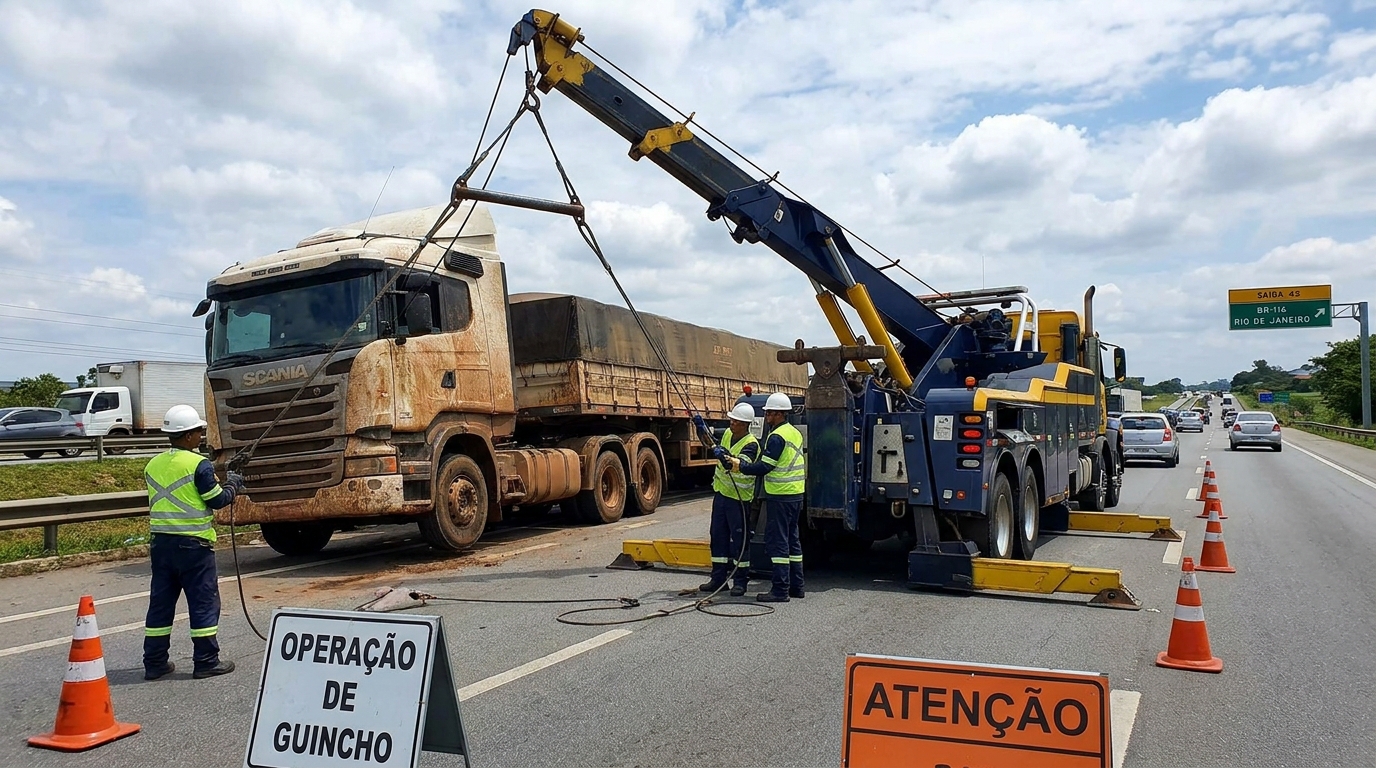 Guincho para Caminhão em Taboão da Serra‑SP